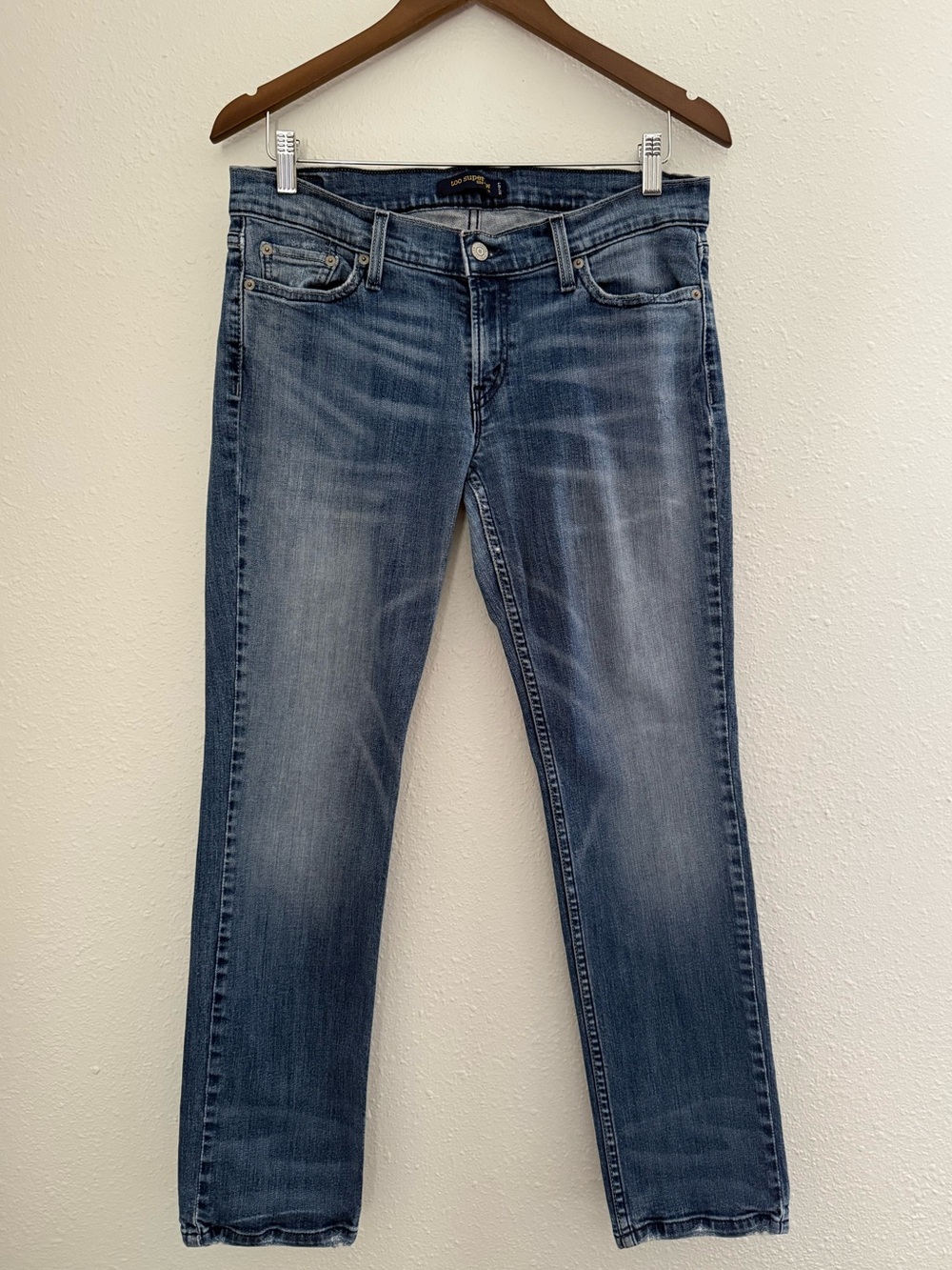 Levi’s 524 Too Superlow Skinny Jeans Light Wash Women’s 11 Short